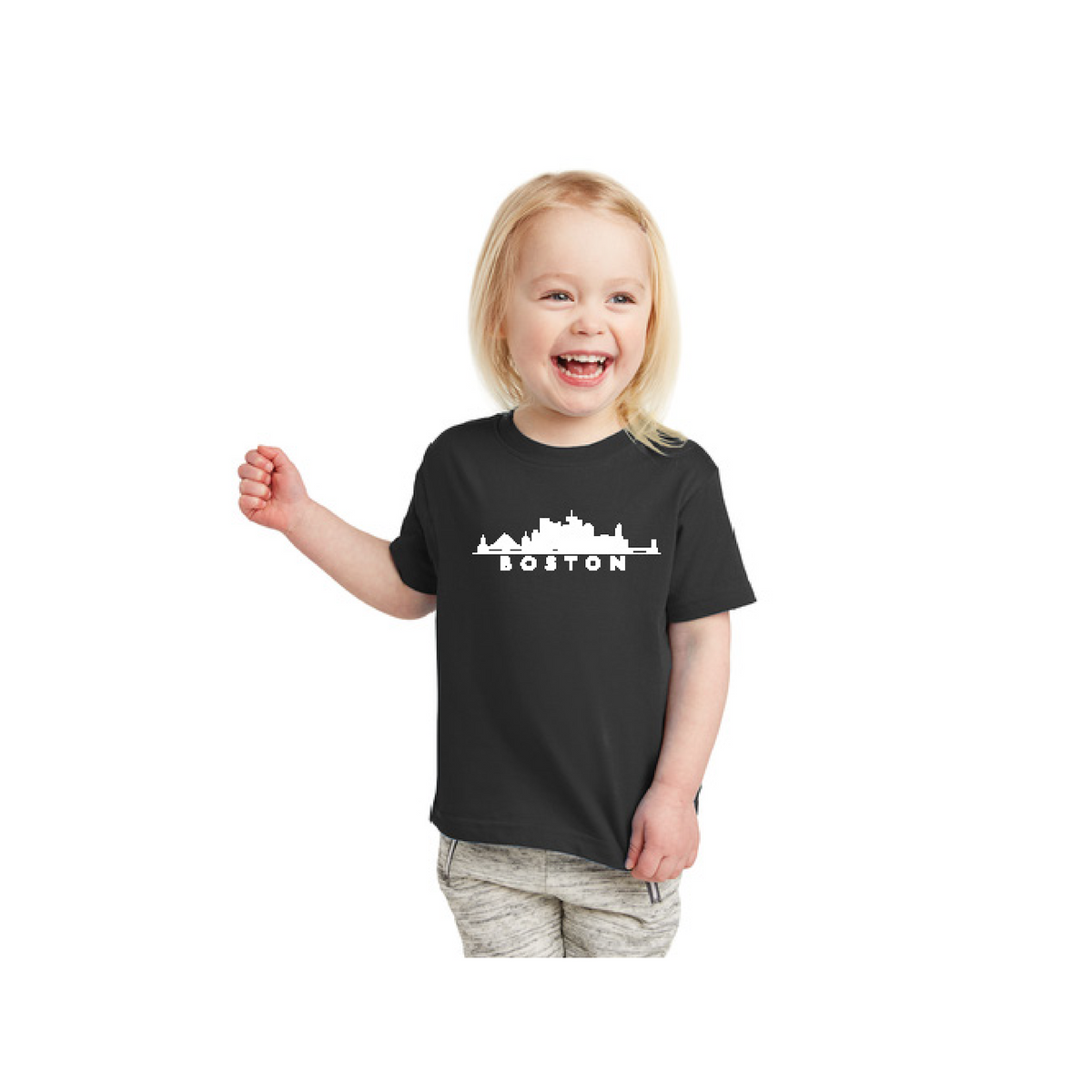 Boston Skyline Kids T-Shirt